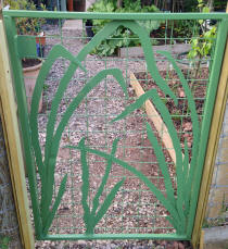 Custom Designed Powder Coated Garden Gate