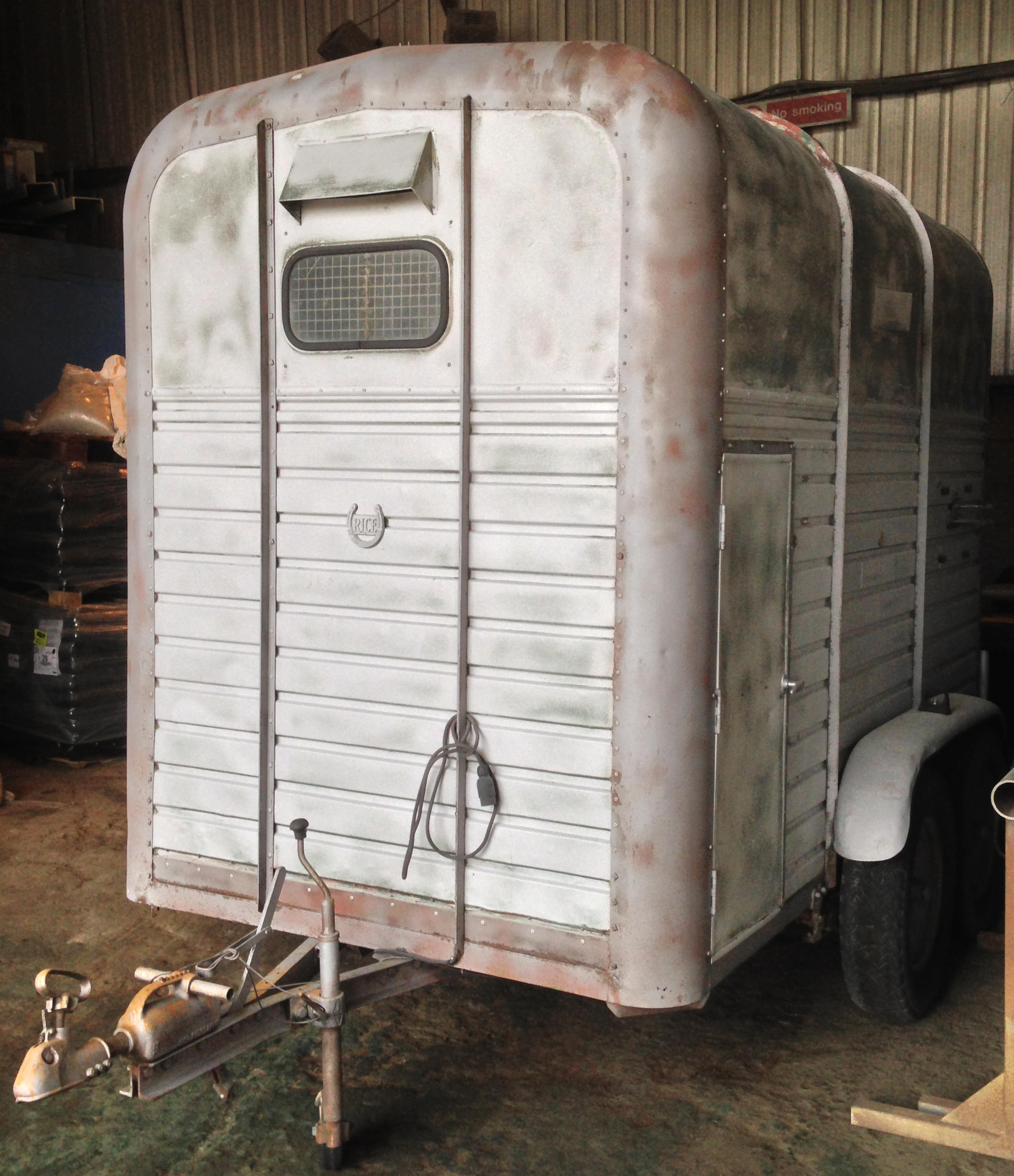 Restored Horse Box Before