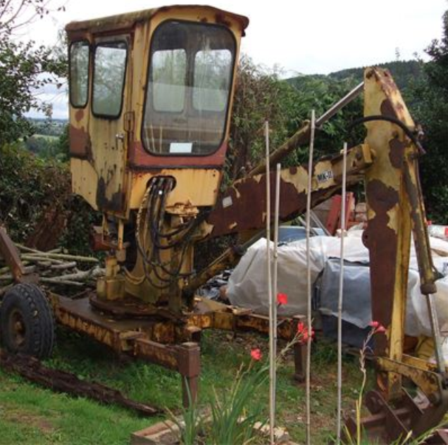 Restored Excavator Before